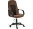 Кресло TetChair PARMA флок, ткань коричневый 6TW-24 15020 1