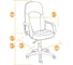 Кресло TetChair PARMA флок, ткань коричневый 6TW-24 15020 13