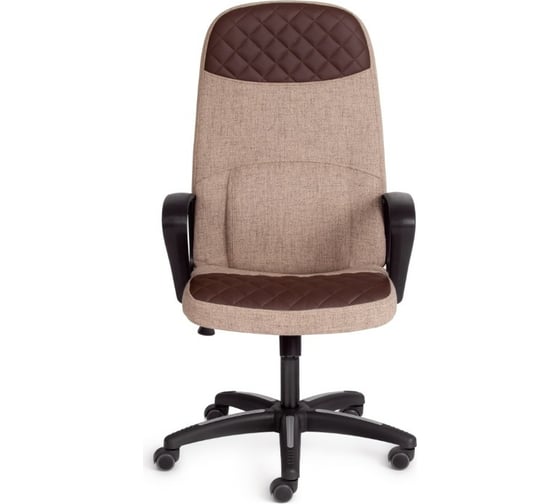 Кресло TetChair ADVANCE ткань/кожзам светло-коричневый/коричневый фостер 0336-36 15361