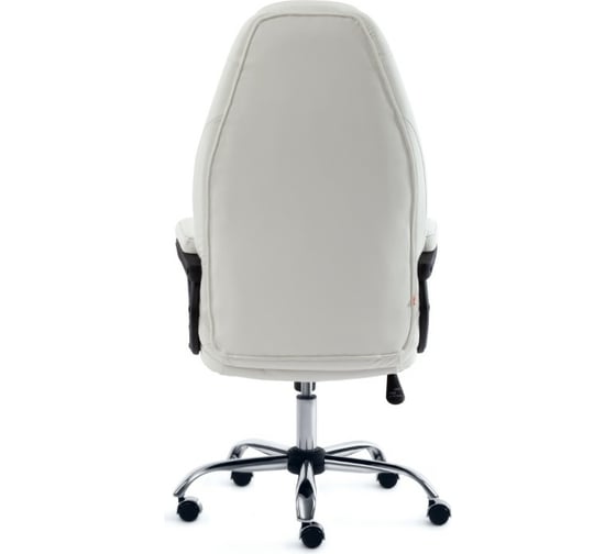 Кресло TetChair BOSS хром кожзам белый 36-0136-0106 15306
