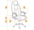 Кресло TetChair BOSS хром кожзам белый 36-0136-0106 15306 15