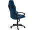 Кресло TetChair DRIVER флок/ткань синий/серый 3212 15424 3