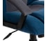 Кресло TetChair DRIVER флок/ткань синий/серый 3212 15424 10