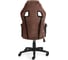 Кресло TetChair DRIVER флок/ткань коричневый 624 15426 4