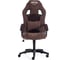 Кресло TetChair DRIVER флок/ткань коричневый 624 15426 5