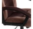 Кресло TetChair DRIVER флок/ткань коричневый 624 15426 13