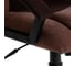 Кресло TetChair DRIVER флок/ткань коричневый 624 15426 14