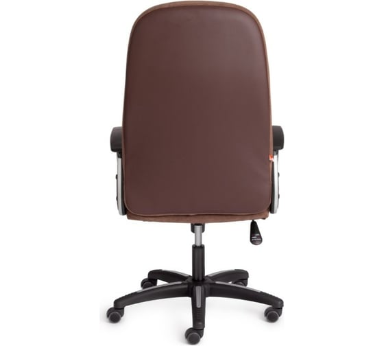 Кресло TetChair ADVANCE флок/кожзам коричневый 636-36 15381