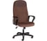 Кресло TetChair ADVANCE флок/кожзам коричневый 636-36 15381 1