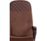 Кресло TetChair ADVANCE флок/кожзам коричневый 636-36 15381 6