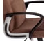 Кресло TetChair ADVANCE флок/кожзам коричневый 636-36 15381 8