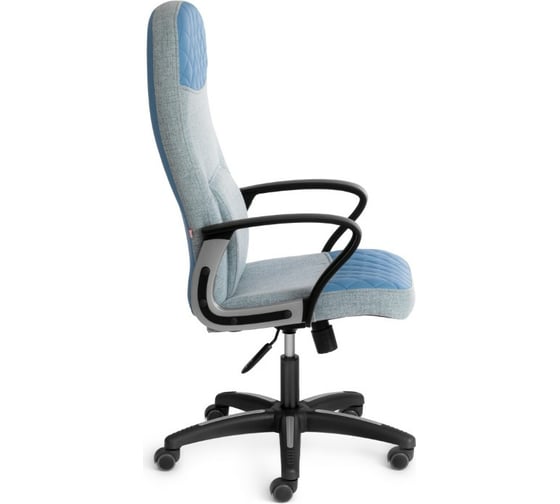 Кресло TetChair ADVANCE ткань/кожзам голубой фостер 0336-36 15425