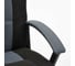 Кресло TetChair DRIVER флок/ткань черный/серый 35TW-12 15031 13