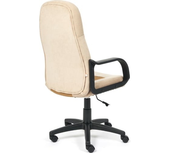 Кресло TetChair PARMA флок/ткань бежевый/бронза 7TW-21 15022
