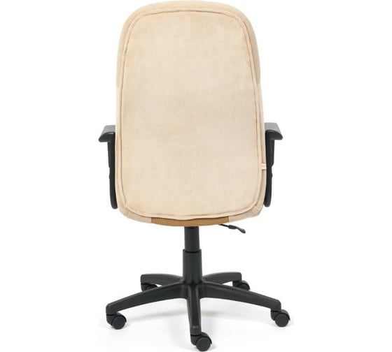 Кресло TetChair PARMA флок/ткань бежевый/бронза 7TW-21 15022