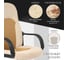 Кресло TetChair PARMA флок/ткань бежевый/бронза 7TW-21 15022 3