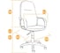 Кресло TetChair LEADER флок серый 29 15026 10