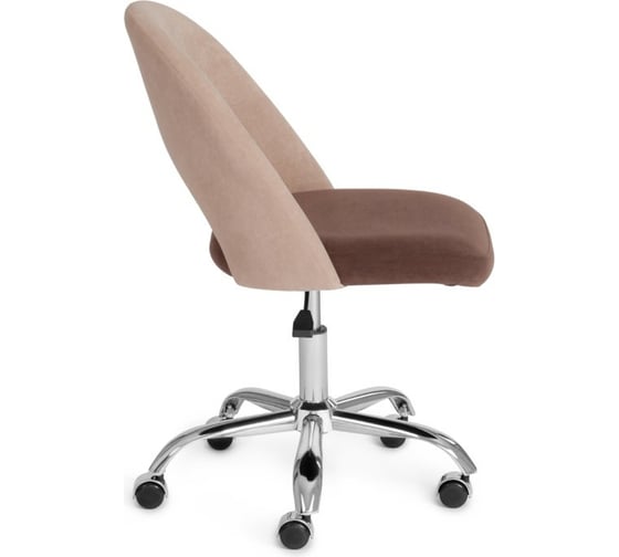 Кресло TetChair LATINA флок бежевый/коричневый 76 15363