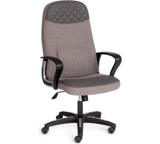 Кресло TetChair ADVANCE ткань/кожзам серый фостер 19C 36 15362