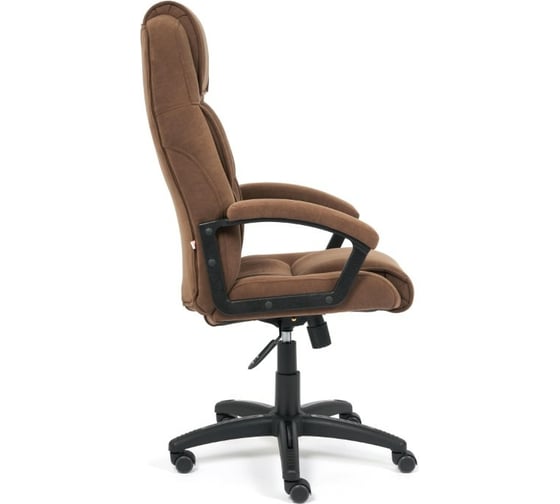 Кресло TetChair BERGAMO флок коричневый 6 15015
