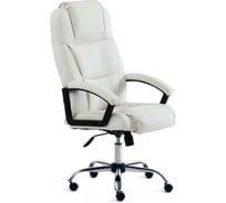 Кресло TetChair BERGAMO хром кожзам белый 36-01 15285