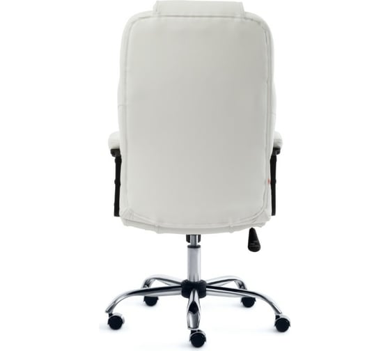 Кресло TetChair BERGAMO хром кожзам белый 36-01 15285