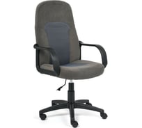 Кресло TetChair PARMA флок/ткань серый 29TW-12 15021