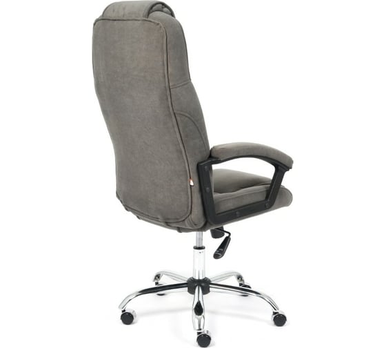 Кресло TetChair BERGAMO хром флок серый 29 15017