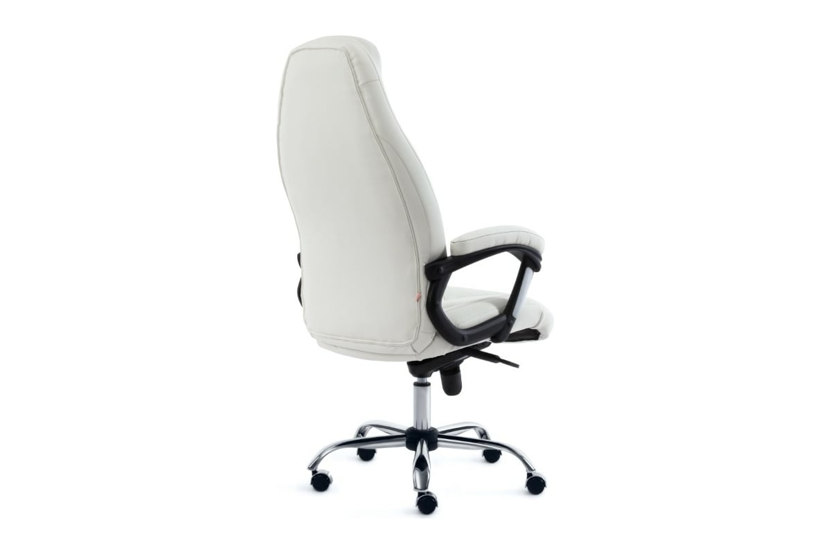 Кресло TetChair BOSS люкс хром кожзам белый 36-0136-0106 15307 ...