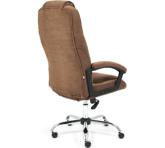 Кресло TetChair BERGAMO хром флок коричневый 6 15018