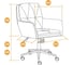Кресло TetChair GARDA флок серый 29 15294 8