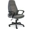 Кресло TetChair INTER кожзам/флок/ткань серый металлик C-3629TW-12 15029 1