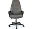 Кресло TetChair INTER кожзам/флок/ткань серый металлик C-3629TW-12 15029 2