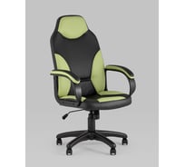 Игровое компьютерное кресло Стул Груп Кронос экокожа черный/фисташковый fb-kronos-gr