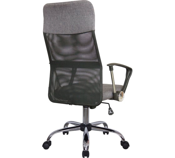 Кресло RIVA Chair RCH 8074 F серая ткань/черная сетка УЧ-00000123