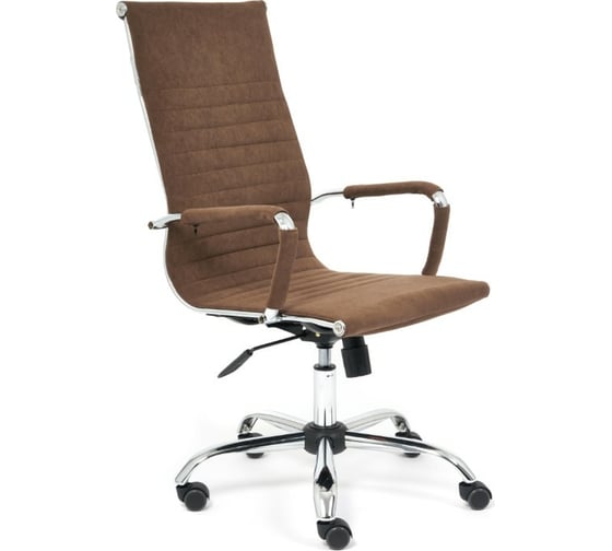 Кресло TetChair URBAN флок коричневый 6 14434 1