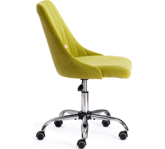 Кресло TetChair SWAN флок олива 23 15331