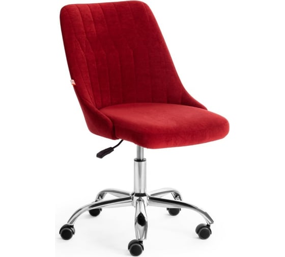 Кресло TetChair SWAN флок бордовый 10 15335