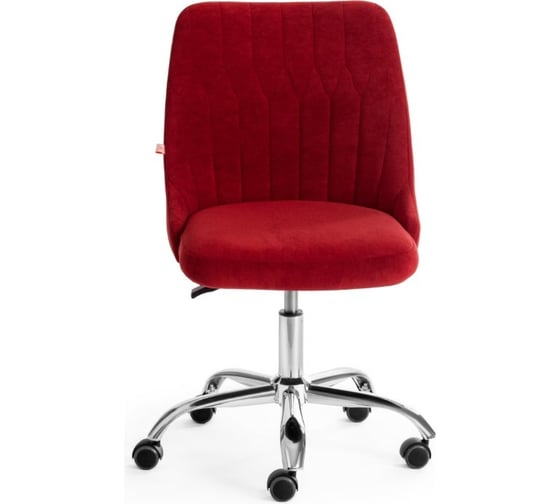 Кресло TetChair SWAN флок бордовый 10 15335