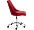 Кресло TetChair SWAN флок бордовый 10 15335 2