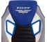 Кресло TetChair PILOT кожзам/ткань черный перфорированный серый/синий 36-606TW-1436-39 15289 5