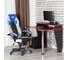Кресло TetChair PILOT кожзам/ткань черный перфорированный серый/синий 36-606TW-1436-39 15289 16