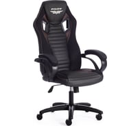 Кресло TetChair PILOT кожзам/ткань черный/черный перфорированный коричневый 36-636-60636-36TW-11 15315