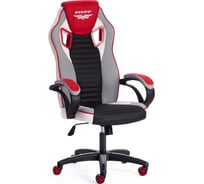 Кресло TetChair PILOT кожзам/ткань черный перфорированный серый/красный 36-606TW-1436-161 15288