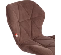 Кресло TetChair SELFI флок коричневый 6 15297