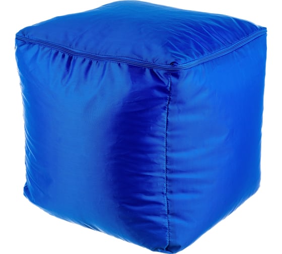 Пуфик DreamBag куб синий оксфорд 3901001