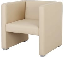 Кресло Мебелик Бриф экокожа бежевый 1344