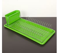 Сушилка для посуды Доляна с поддоном, 50х25х14 см, цвет МИКС 2813422