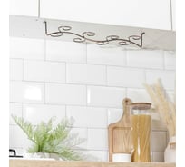 Сушилка для бокалов Доляна на 8 предметов, 5,5х46х14 см 5516672