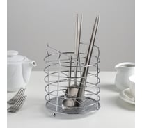 Сушилка для столовых приборов Доляна 12,8х12,8х16,3 см 4590176